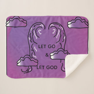 Couverture Sherpa Inspiration Pillow Purple