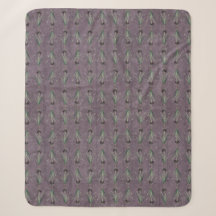 Iris noir sur une tapisserie d'époque