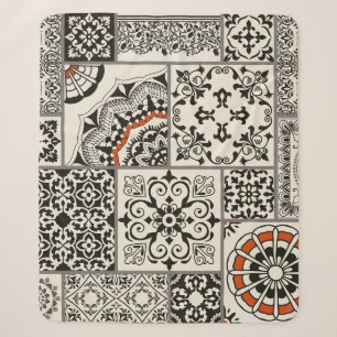 Couverture Sherpa Islam Arabe Majolica Carreaux