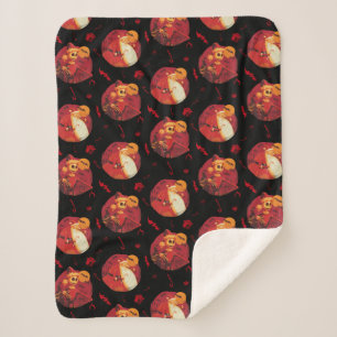 Couverture Sherpa Jack Skellington et Motif du Père Noël