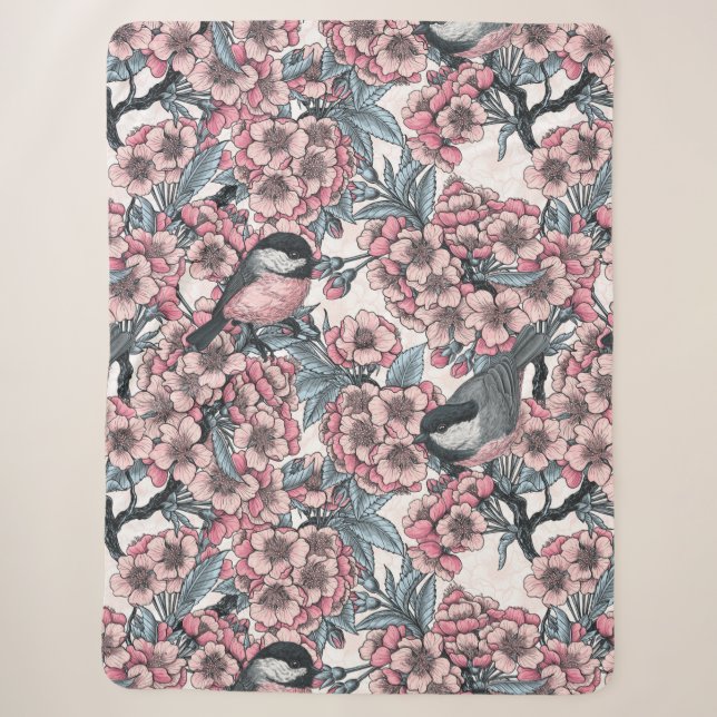 Couverture Sherpa Jardin aux cerisiers (Devant)