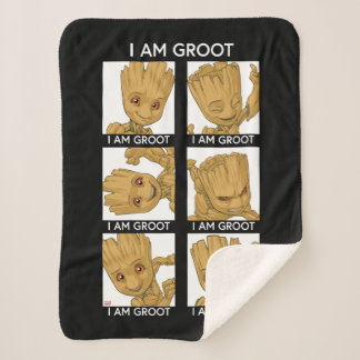 Couverture Sherpa Je Suis Groot Mood Chart