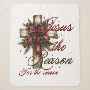 Couverture Sherpa Jésus est la raison de la saison de Noël