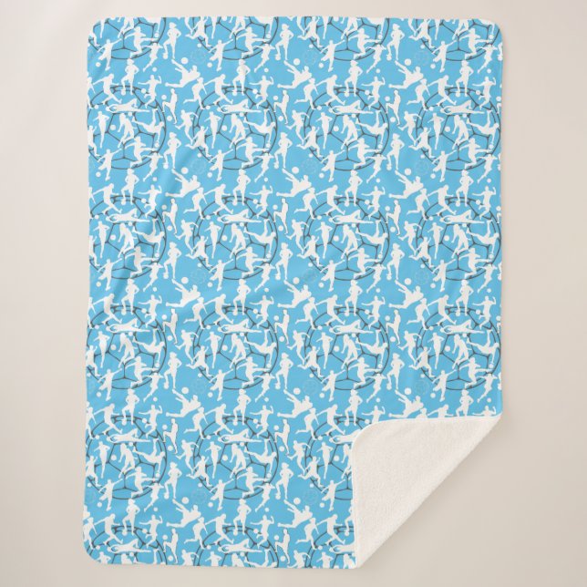 Couverture Sherpa Jeu de football Motif.b (Devant)
