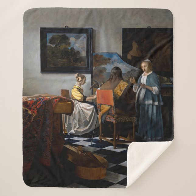 Couverture Sherpa Johannes Vermeer - Le Concert (Devant)