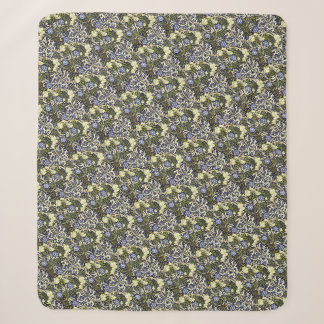 Couverture Sherpa John Henry Dearle Motif d'algues