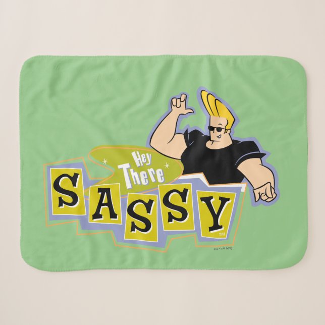Couverture Sherpa Johnny Bravo - Hey There Sassy (Devant (Horizontal))