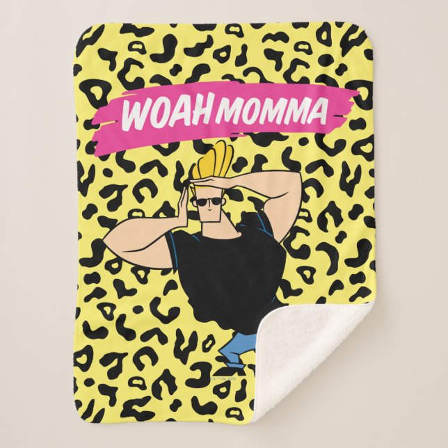 Couverture Sherpa Johnny Bravo - Woah Momma (Devant)