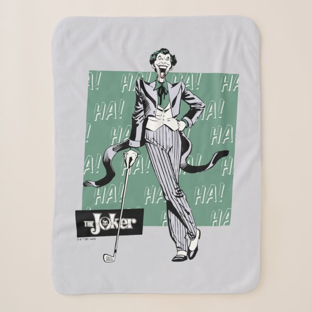 Couverture Sherpa Joker Avec Golf Club (Devant)