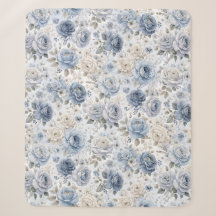 Jolie Rose Bleue Aquarelle Florale 