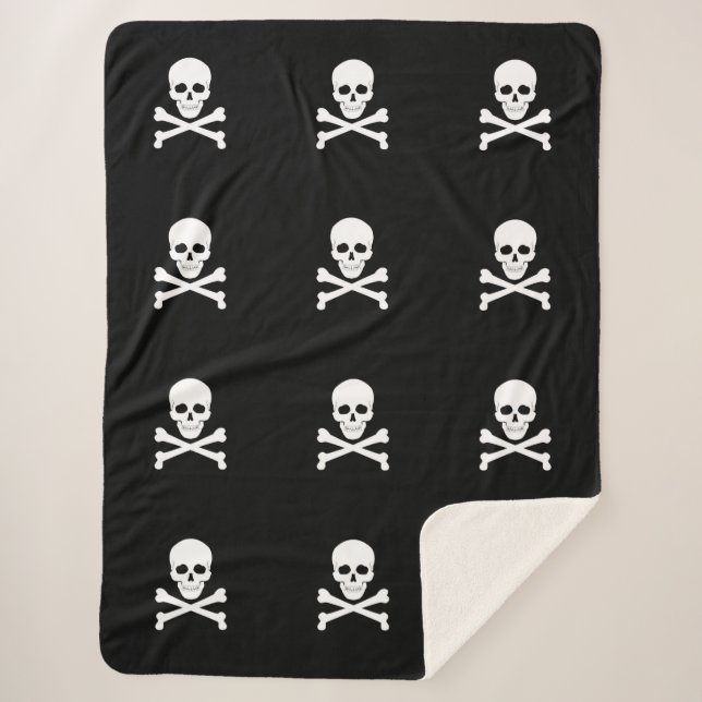 Couverture Sherpa Jolly roger du Drapeau pirate (Devant)