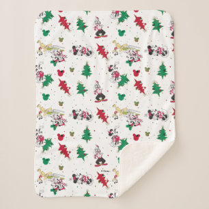 Couverture Sherpa Joyeuses fêtes   Christmas Mickey Souris & Amis