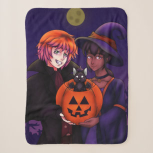 Couverture Sherpa Joyeux costumes d'Halloween