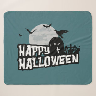 Couverture Sherpa Joyeux Halloween