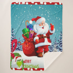 Couverture Sherpa Joyeux Noël