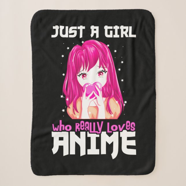 Couverture Sherpa Juste Une Fille Qui Aime Vraiment Anime (Devant)