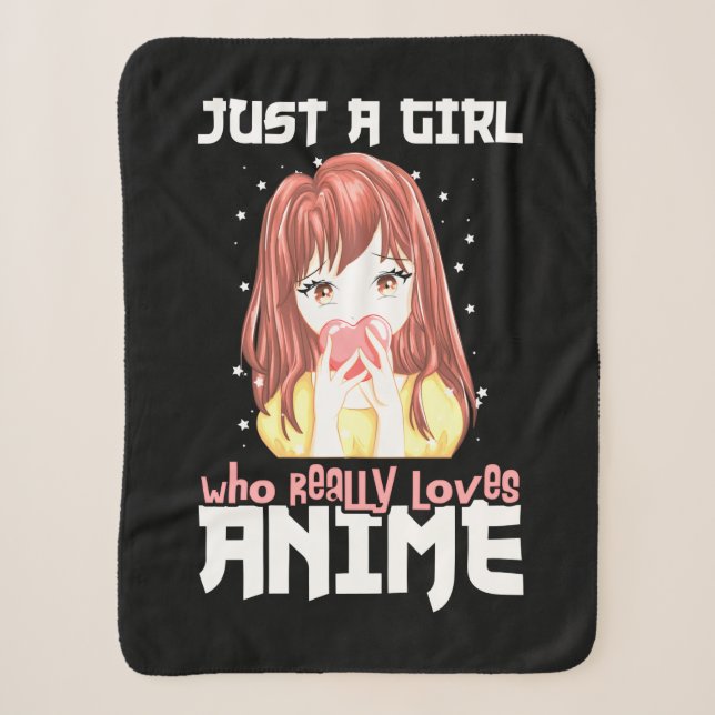 Couverture Sherpa Juste Une Fille Qui Aime Vraiment Anime (Devant)