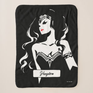 Couverture Sherpa Justice League   Wonder Woman Noir Pop Art