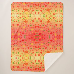 Couverture Sherpa Kaleidoscope d'automne
