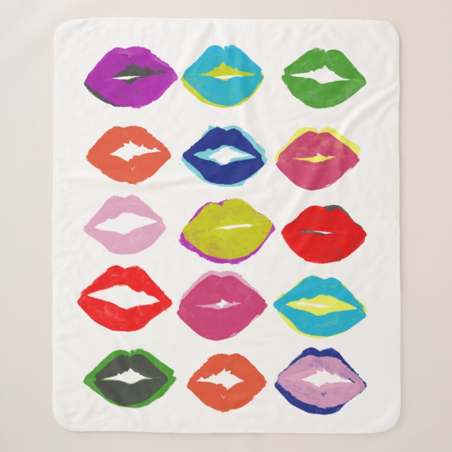 Couverture Sherpa Kiss Kiss (Devant)
