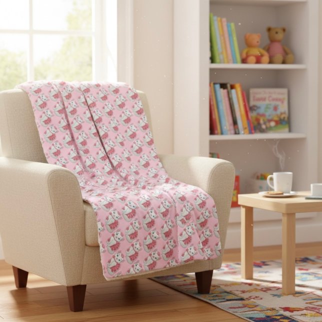 Couverture Sherpa Kitty Sherpa Blanket (Créateur téléchargé)