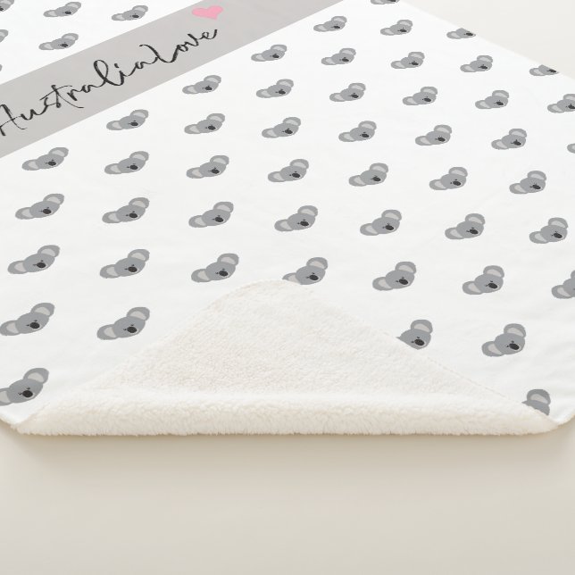 Couverture Sherpa "Koala Embrace" #AustraliaLove Charity Baby Cosy B (3/4)