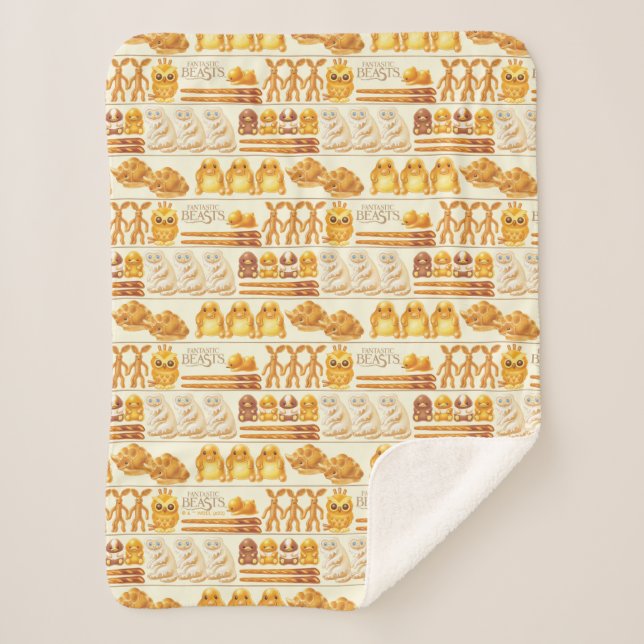Couverture Sherpa Kowalski Bakery Rows of Traitements Motif (Devant)