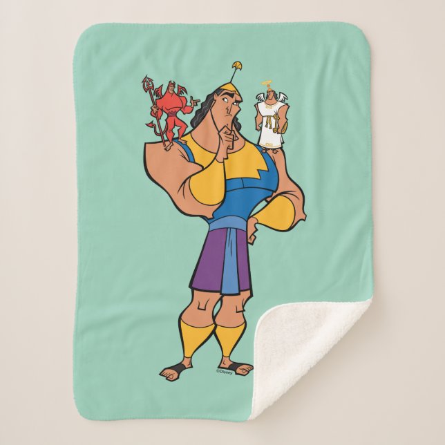 Couverture Sherpa Kronk With Angel and Devil on Shoulders (Devant)