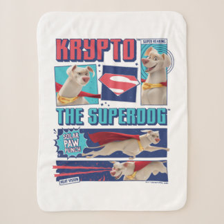 Couverture Sherpa Krypto Les Panneaux De Bande Dessinée Super-Chien