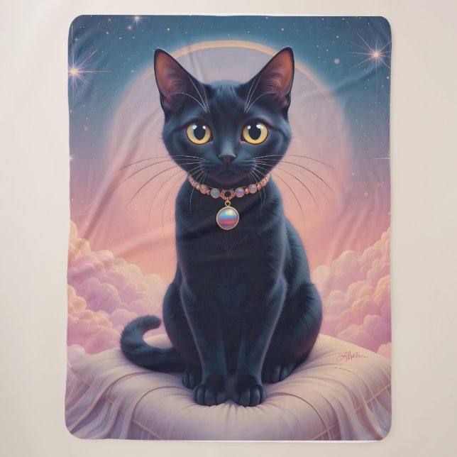 Couverture Sherpa La Reine Du Ciel De Chat Noir (Devant)
