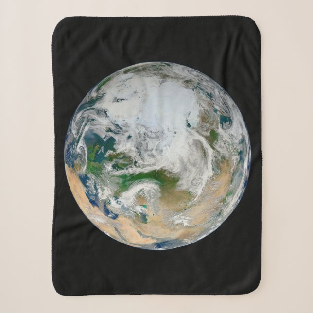 Couverture Sherpa La Terre Montre L'Arctique, L'Europe Et L'Asie. (Devant)