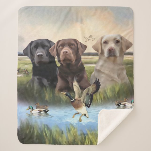Couverture Sherpa Labrador Retrievers, (Chasse aux chiens) (Devant)