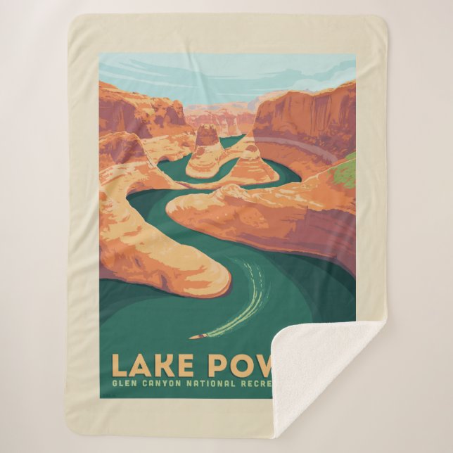 Couverture Sherpa Lac Powell | Arizona et Utah (Devant)