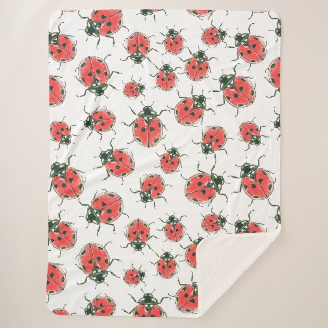 Couverture Sherpa Ladybugs (Devant)