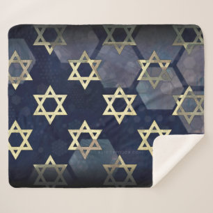 Couverture Sherpa l'ambiance forte de Hanukkah de SlipperyJoe's étoi