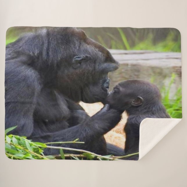 COUVERTURE SHERPA L'AMOUR DE LA MÈRE (Devant (Horizontal))