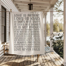 Couverture Sherpa "L'amour ne manque jamais"