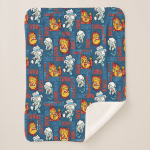 Couverture Sherpa L'ANNÉE SANS Snowtown Showdown SANTA CLAUS™