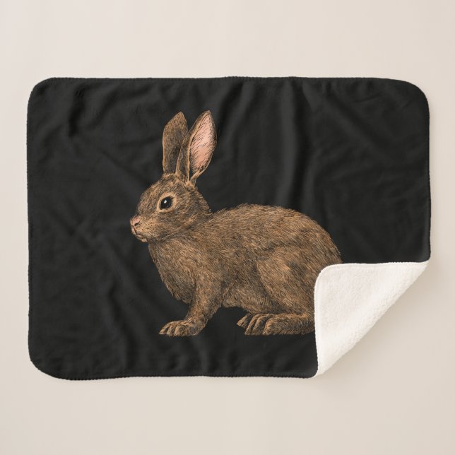 Couverture Sherpa Lapin 2 (Devant (Horizontal))