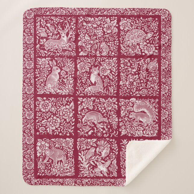 Couverture Sherpa Lapin renard renard renard renard renard renard re (Devant)