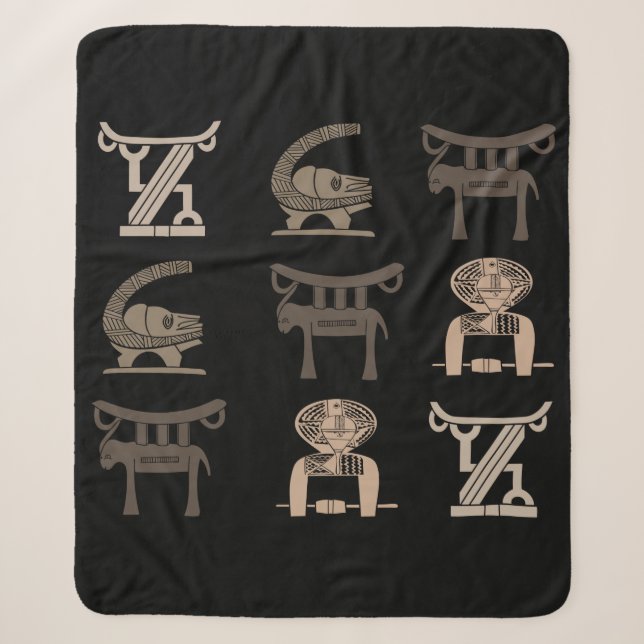 Couverture Sherpa l'art tribal africain Abstrait (Devant)