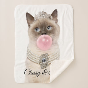 Couverture Sherpa Le Chat de la princesse soufflant de la bulle
