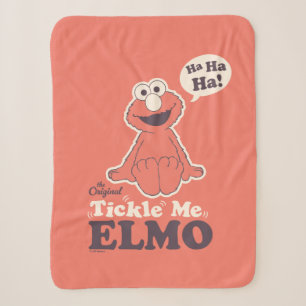 Couverture Sherpa Le Elmo Original qui me Chatouille