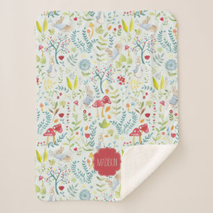 Couverture Sherpa Le lapin de Peter   a enchanté le motif