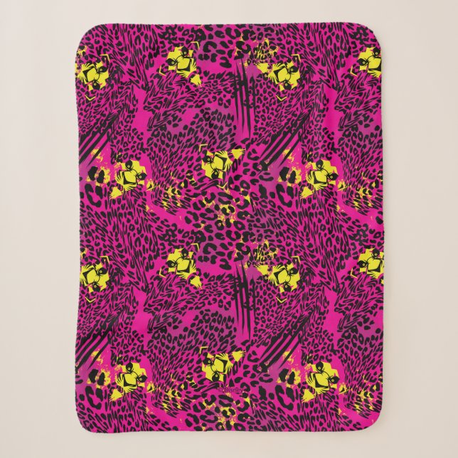Couverture Sherpa Le Motif du roi Lion Scar (Devant)