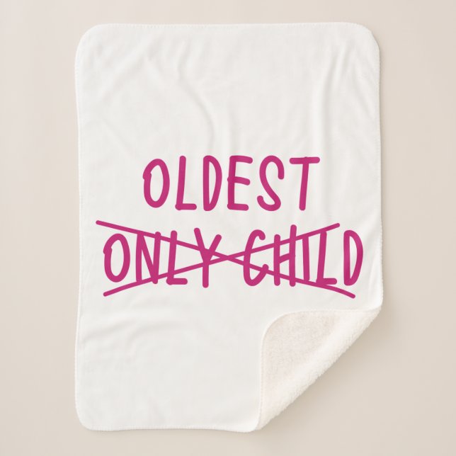 Couverture Sherpa Le plus âgé avec un seul enfant traversé (Devant)