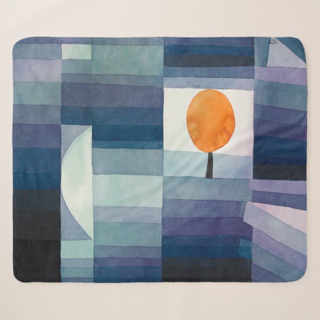 Couverture Sherpa Le Porte-monnaie d'automne | Paul Klee | (Devant (Horizontal))
