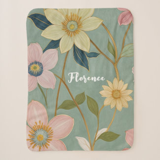 Couverture Sherpa Le réveil doux du printemps personnalisé