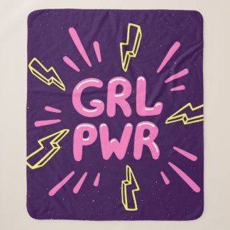 Couverture Sherpa Le slogan du mouvement de puissance des filles san