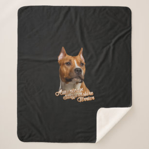 Couverture Sherpa Le Staffordshire Terrier américain - Amstaff